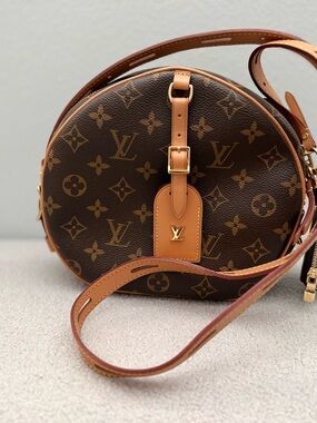 Louis Vuitton Boîte Chapeau Souple MM with 🔒 Key & Coin Bag Charm & DB